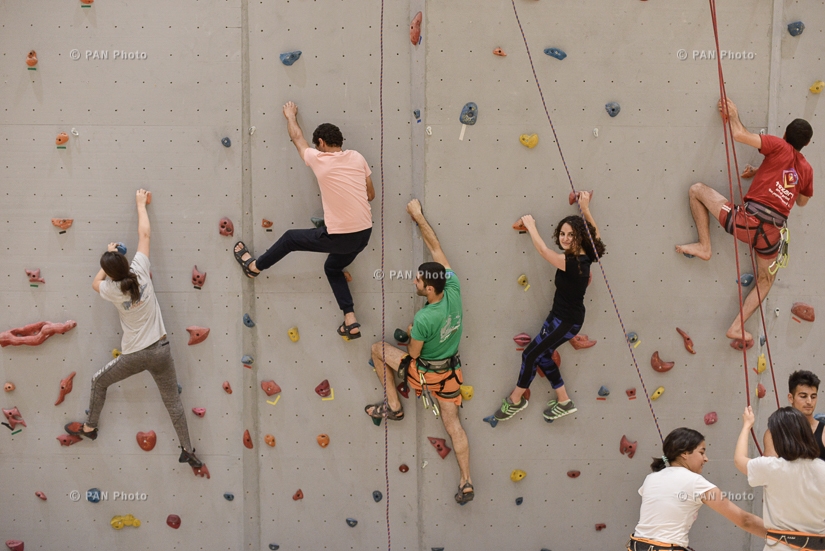 Opening of the highest rock climbing wall in Armenia 