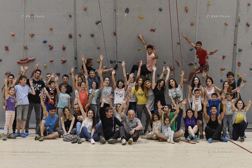 Opening of the highest rock climbing wall in Armenia 