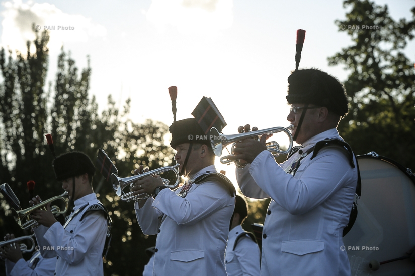 Совместный концерт британского оркестра «Саламанка», трубачей армии Великобритании и военного оркестра Минобороны РА