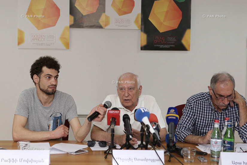 Press conference by organizers of Golden Apricot Film Festival