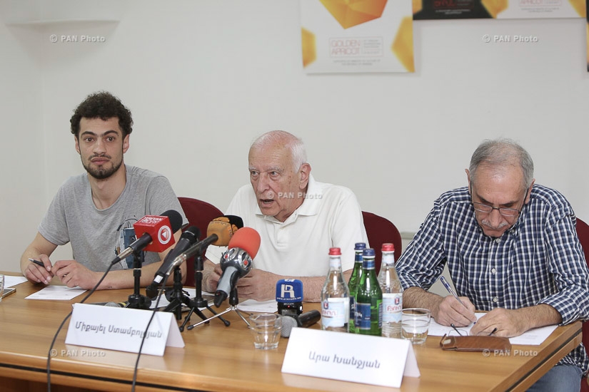 Press conference by organizers of Golden Apricot Film Festival