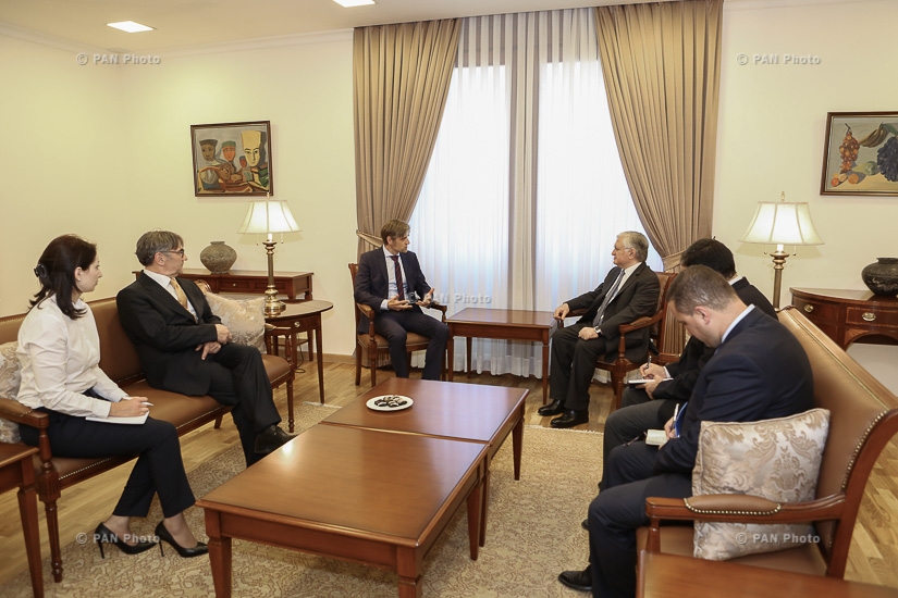 Foreign Minister Nalbandian received the Head of Team Europe of the “Konrad Adenauer” Foundation Lars Hänsel