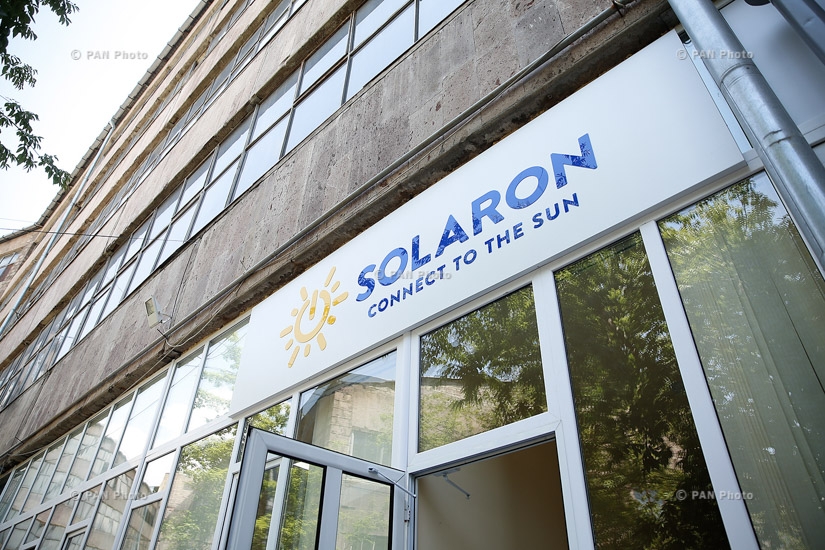 Հայաստանում արևային վահանակների առաջին արտադրող հանդիսացող «SolarOn»-ի պաշտոնական բացման արաողությունը