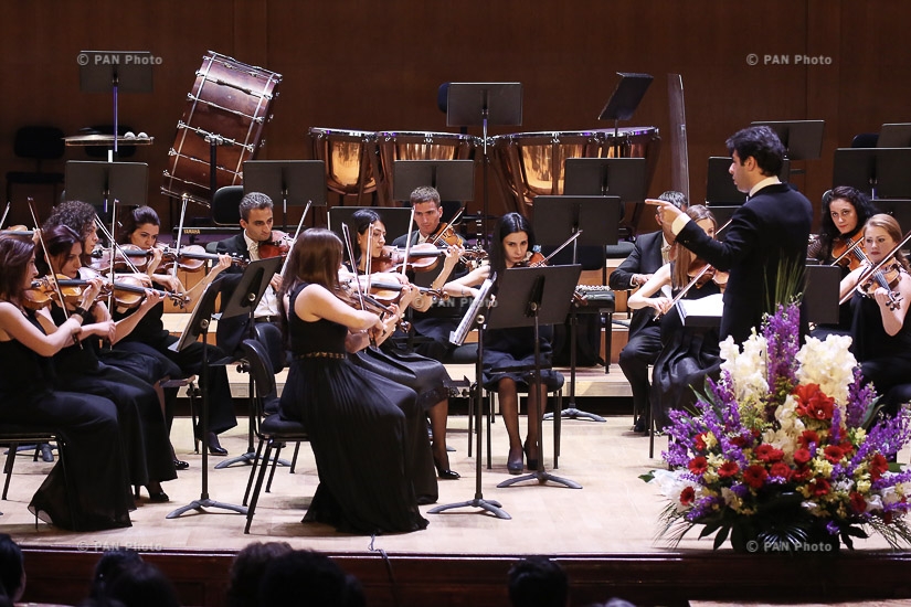 В Ереване состоялся концерт Молодежного оркестра Армении 