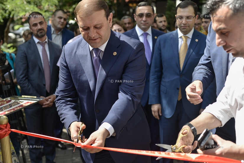 The opening ceremony of the first bookstall in Yerevan Avetik Isahakyan