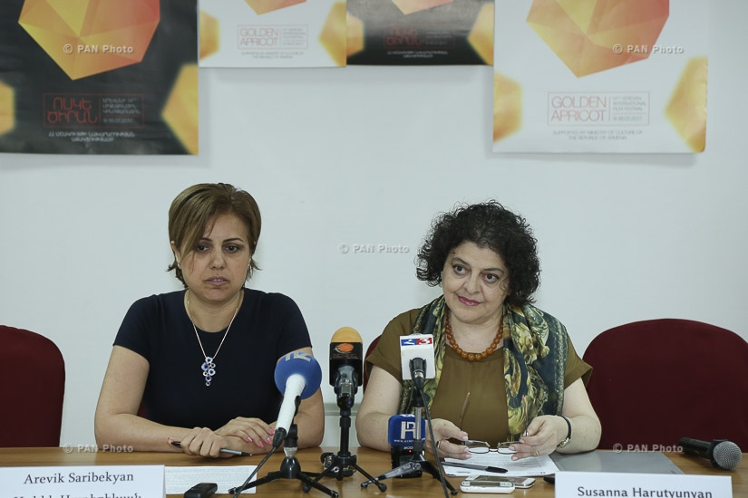 Press conference of Arevik Saribekyan and Susanna Harutyunyan on Golden Apricot 14th Film Festival