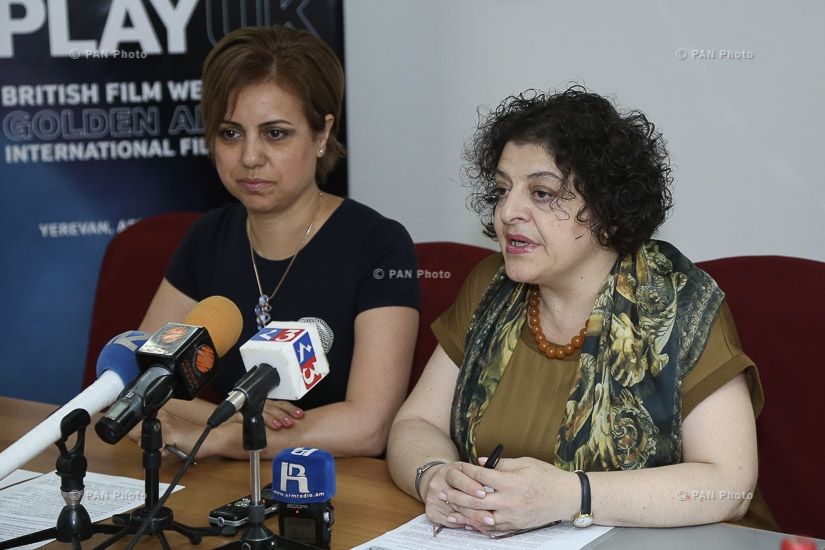 Press conference of Arevik Saribekyan and Susanna Harutyunyan on Golden Apricot 14th Film Festival