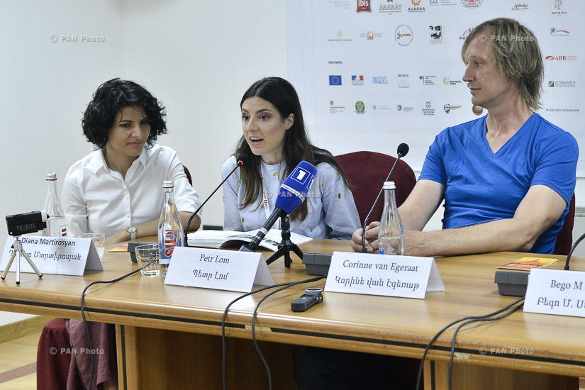 Golden Apricot 14th film festival: Press conference of Petr Lom, Corinne van Egeraat and Bego M Santiago 