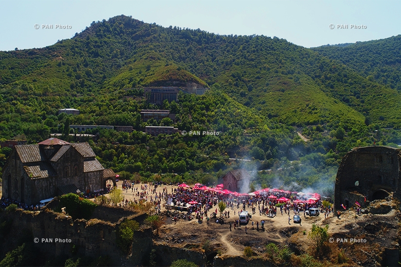 Девятый Шашлычный фестиваль в городе Ахтала Армении