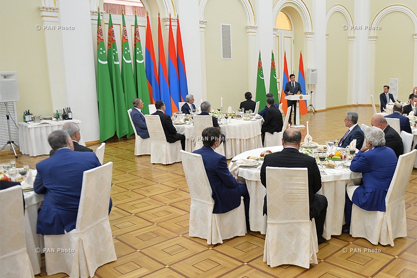 Armenian-Turkmen high-level talks held at RA Presidential Residence
