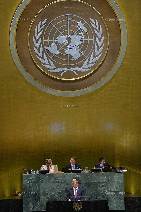 ՀՀ նախագահ Սերժ Սարգսյանը մասնակցել է ՄԱԿ-ի Գլխավոր ասամբլեայի նստաշրջանին Նյու Յորքում 