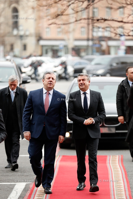 Официальный визит премьер-министра Грузии Георгия Квирикашвили в Армению 