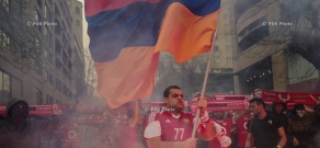 ՖԱՖ-ի երթը` Հայաստան-Էստոնիա ֆուտբոլային ընկերական հանդիպմանն ընդսռաջ