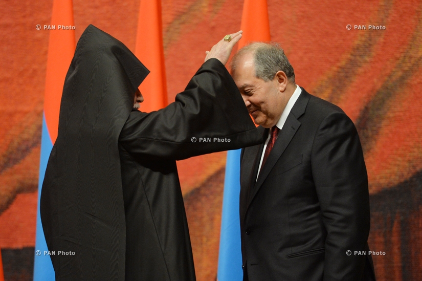 Церемония инаугурации новоизбранного президента Армении Армена Саркисяна 