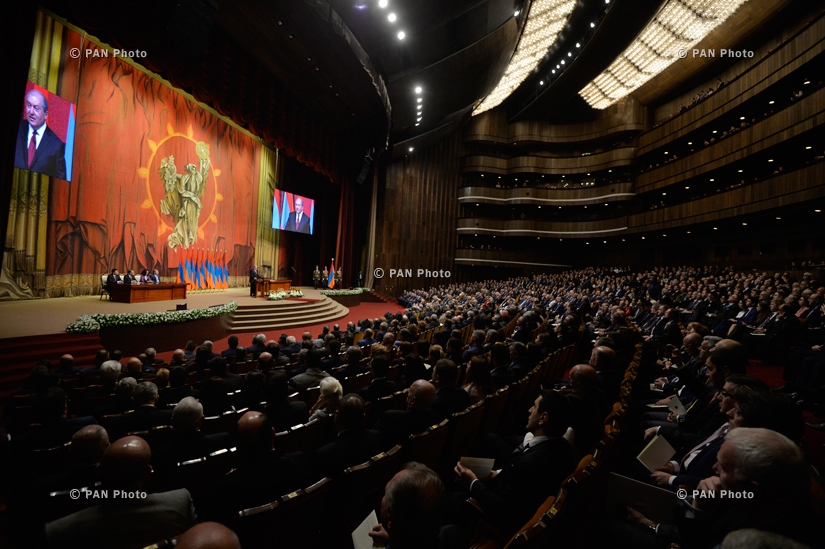 ՀՀ նորընտիր նախագահ Արմեն Սարգսյանի երդմնակալության արարողությունը 