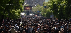 Акция протеста против премьерства Сержа Саргсяна на улицах Еревана: День 5