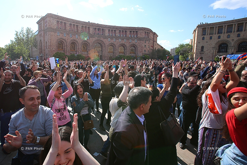 Երևանը՝ վարչապետ Սերժ Սարգսյանի հրաժարականից հետո 