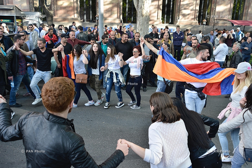 The atmosphere in Yerevan after prime minister Serzh Sargsyan's resignation
