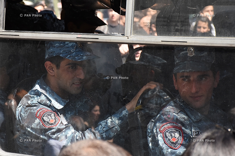 Civil campaign demanding the departure of ruling Republican Party of Armenia in Yerevan: Day 12