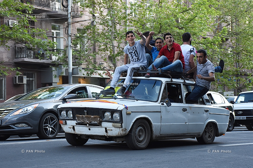 Civil campaign demanding the departure of ruling Republican Party of Armenia in Yerevan: Day 12