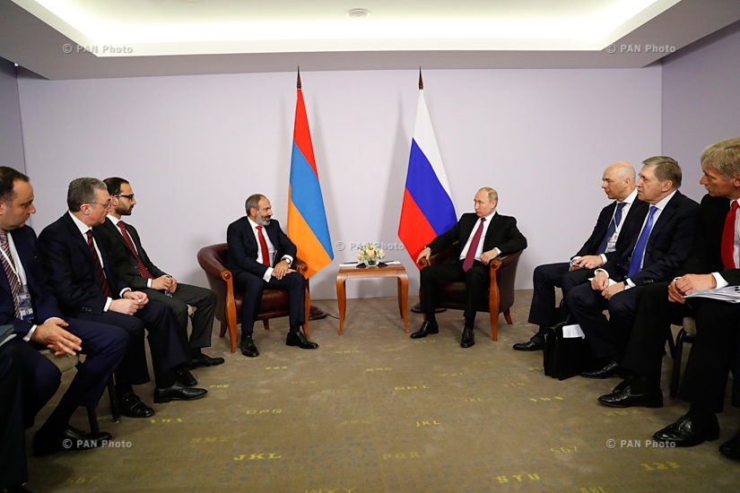 Meeting of Armenian Prime Minister Nikol Pashinyan and Russian President Vladimir Putin in Sochi