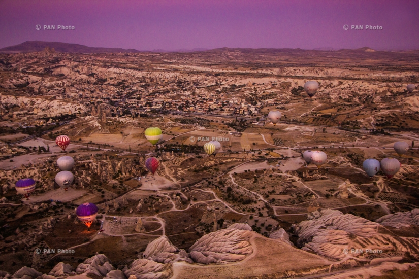 Полеты воздушных шаров в Каппадокии, Турция 