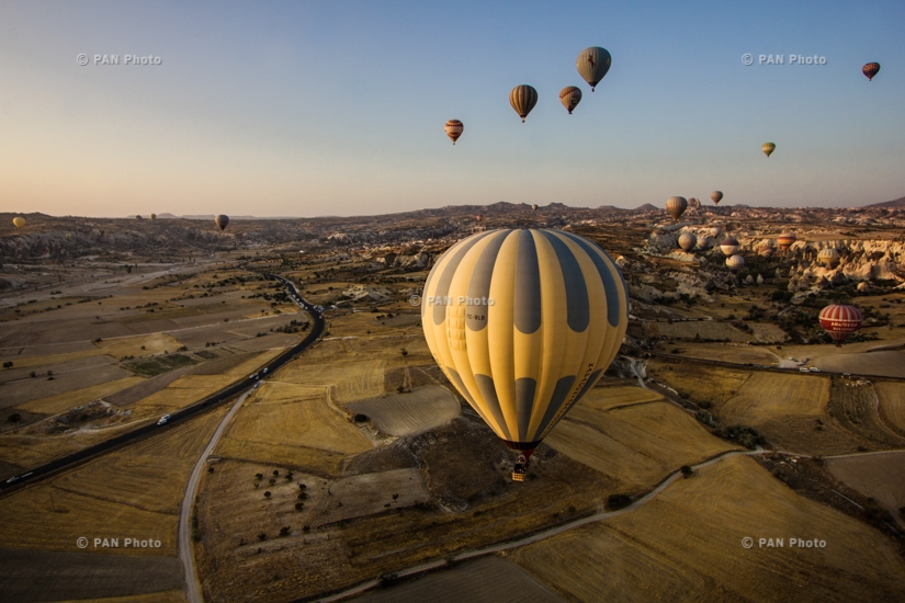 Полеты воздушных шаров в Каппадокии, Турция 