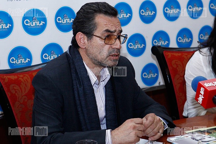 Press conference of film director Armen Mazmanyan