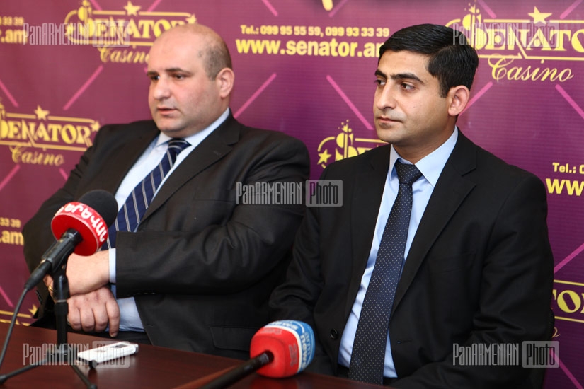 Press conference of iranologist Nver Davtyan and military expert Davit Apinyan