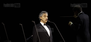 Italian tenor Andrea Bocelli's concert in Opera Square