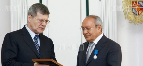 RA Prosecutor General Aghvan Hovsepyan meets with his Russian counterpart Yuri Chayka 