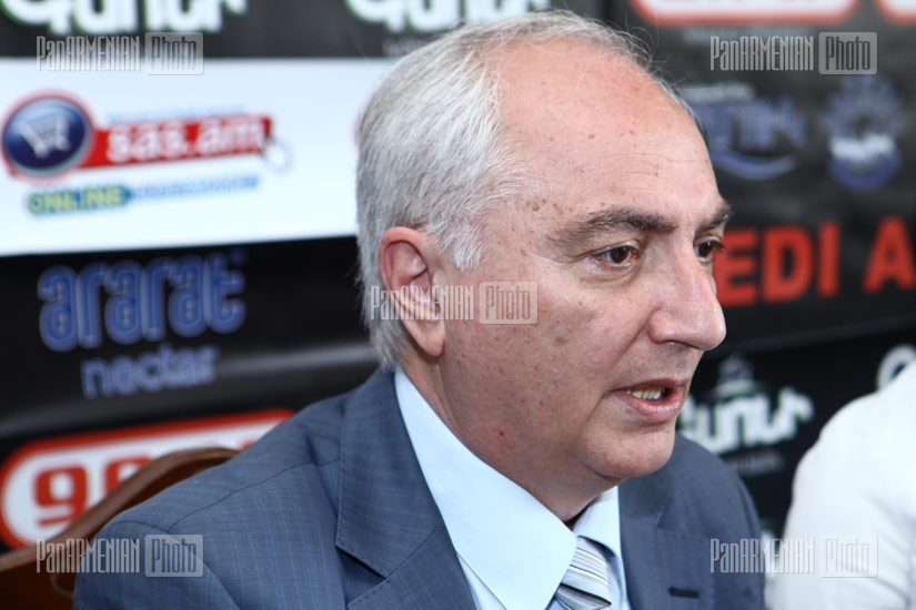 Press conference of Armenian Democrats Party President Aram G. Sargsyan