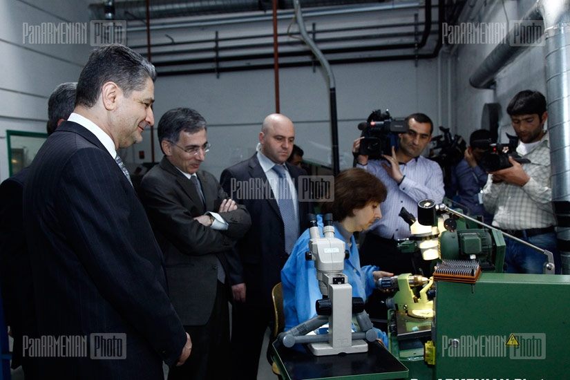 RA PM Tigran Sargsyan visits Astra Armenian-Swiss Joint Venture