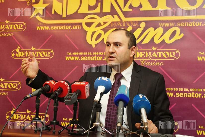 Press conference of military expert Davit Jamalyan