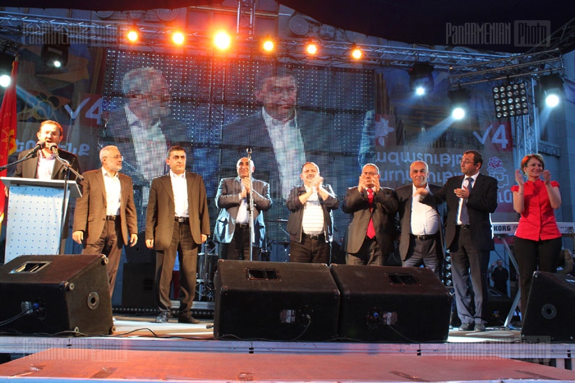 ՀՅԴ հանրահավաքը Ազատության հրապարակում