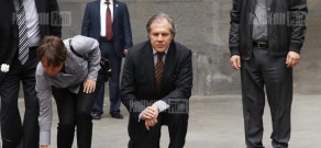 Minister of Foreign Affairs of Uruguay visits Armenian Genocide Memorial