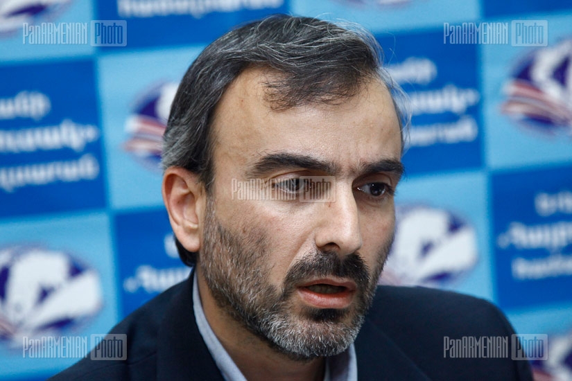 Press conference of member of Sardarapat movement Zhirayr Sefilyan