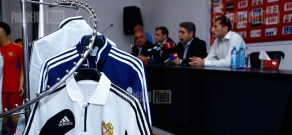 Presentation of Armenia's national football team's new uniform by Adidas 