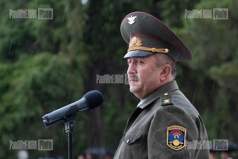 В Степанакерте прошла генеральная репетиция военного парада,  посвященного 20-летию освобождения Шуши и формирования Армии обороны НКР