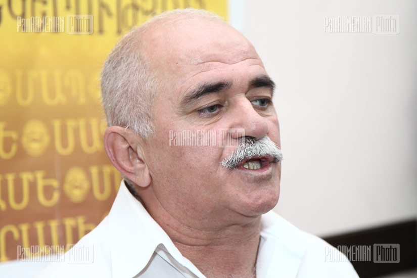 Press conference of Arabo unit commander Manvel Yeghiazaryan