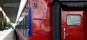 South-Caucasian Railway Station presents renovated electric train 