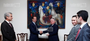 FM of Armenia Edward Nalbandian receives newly appointed ambassador of Argentina to Armenia Diego Ernesto Alvarez Rivera