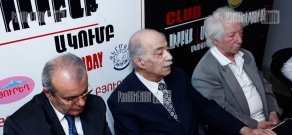 Press conference of musicians Vladilen Balyan, Sasun Paskevichyan and Norayr Davtyan