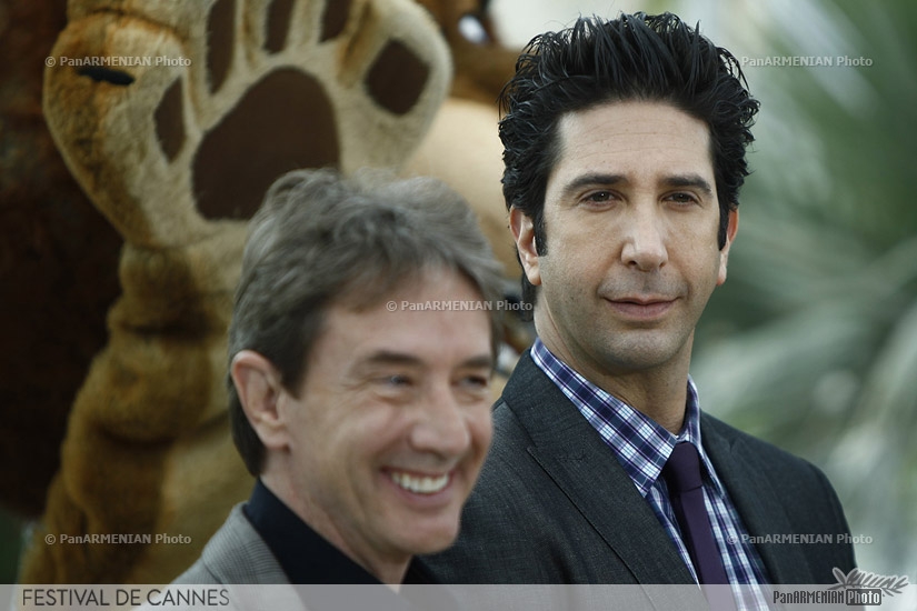 Canadian actor Martin Short and US actor David Schwimmer