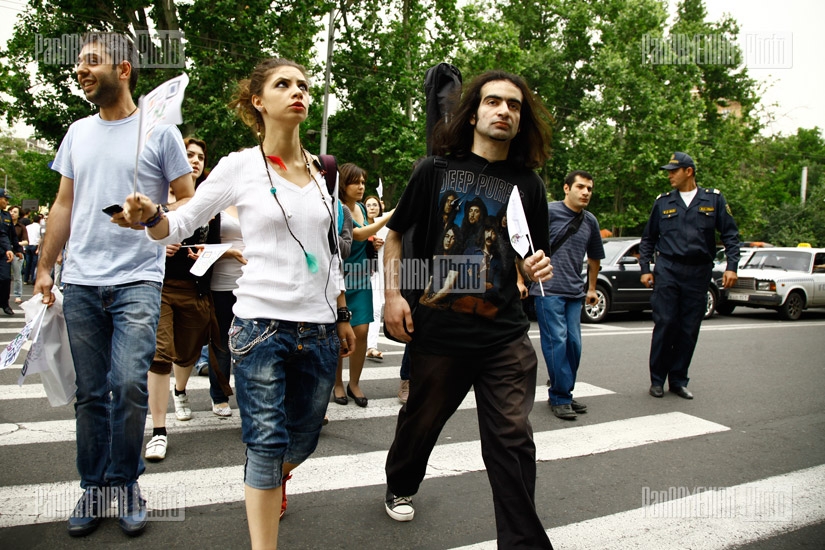 Diversity march in Yerevan