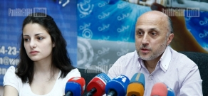Press conference of artistic director of 