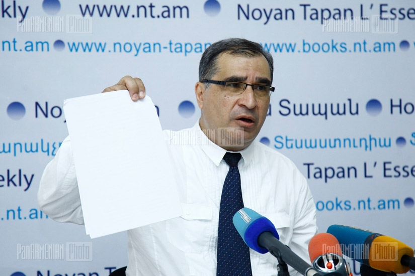 Press conference of State Linguistic University former rector Suren Zolyan