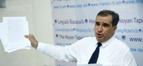 Press conference of State Linguistic University former rector Suren Zolyan