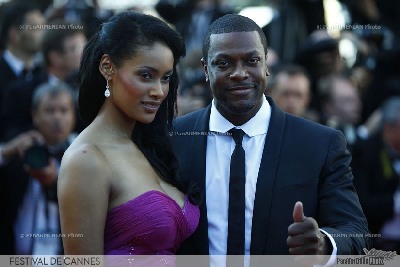 US actor Chris Tucker and guest