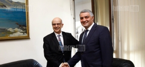 RA Deputy FM Ashot Hovakimyan receives Leonidas Chrysanthopoulos, Secretary General, Organization of the Black Sea Economic Cooperation 